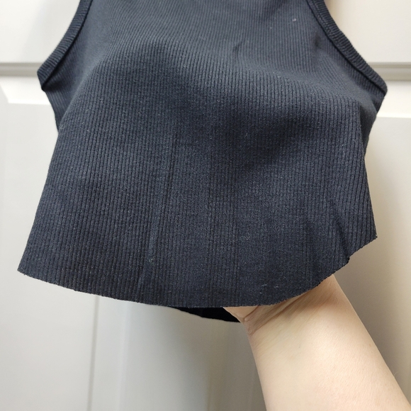 Set of 3 - Wild Fable Midnight Black Cropped Tank Top Size Small NEW - Picture 3 of 5